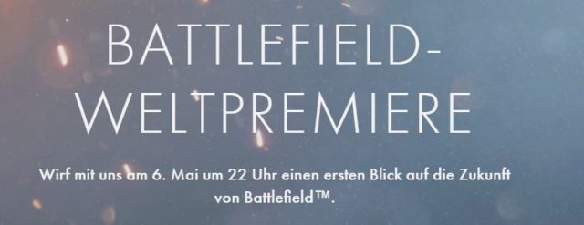 Battlefield 5 Weltpremiere