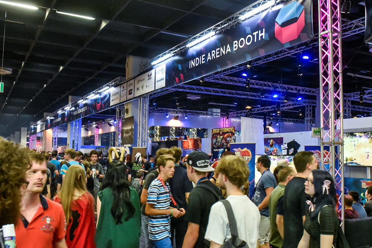 gamescom 2016 Indie Arena Booth