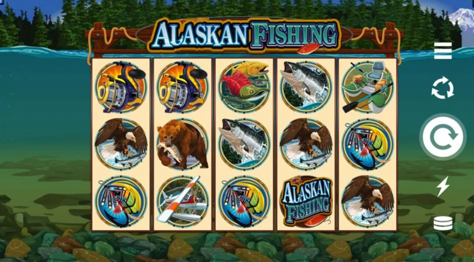 Bildschirmfoto des Spielautomaten Alaskan Fishing